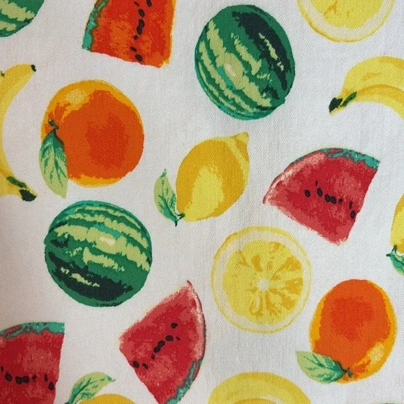 ATTYRE Women's Skort Skirt Fruit Watermelon Banana Lemon Orange size 14 - Picture 7 of 7